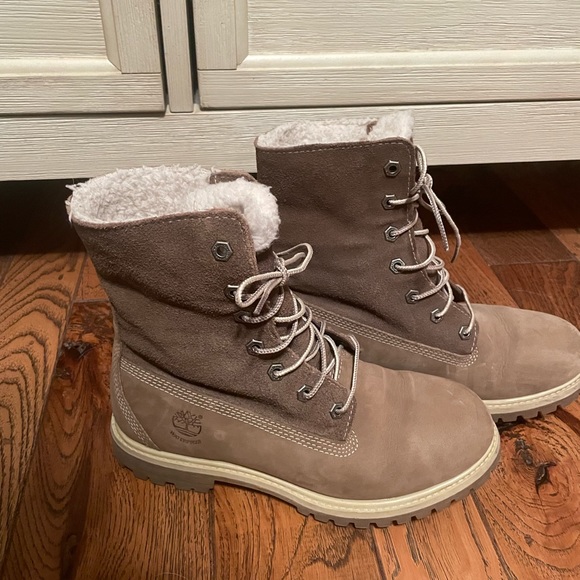 Taupe Timberland Authentics Teddy Timberland Womens Auth Teddy